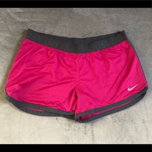Nike Dri-Fit Women’s Shorts Dark Pink | Size: M